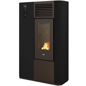 Resim Licia Pelet 7.5 kW Siyah Fanlı Isıtıcı Via Gardenia