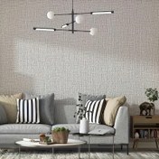 Resim 2 adet Termal Yalıtım Keten Kendinden Yapışkan Duvar Kağıdı - Yıkanabilir Dokulu Duvar Kaplaması 3D Etki ile, Alev Geciktirici, Su Geçirmez, Yağ Dirençli ve Leke Dirençli, İyi Ses Yalıtımı da sahip, Dekor - Rastgele Eşleşme Deseni 