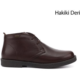 Resim GÖNDERİ(R) Kadın / Kız Kahve Antik Oxford Kalıp Kauçuk Taban Hakiki Deri Bot 