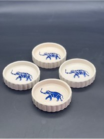 Resim 4'lü Filli Tırtıklı Sosluk Lokumluk Reçellik Çerezlik 