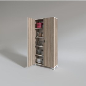 Resim Kenzlife mutfak dolabı çilem 188*090*032 crd kilitli ayaklı banyo evrak ofis kitaplık ayakkabılık kiler 