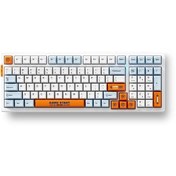 Resim MCHOSE G98 Pro %98 RGB Kablosuz Hotswap Turuncu – Mavi Mekanik Gaming Klavye (MC-G98S-7) 