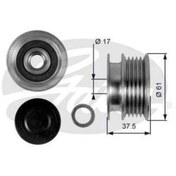 Resim GATES ALTERNATOR KASNAGI CLIO II 98-05 CLIO SYMBOL 02- KANGOO 05- SYMBOL II 08- LOGAN 04- SA-GATES OAP7108 