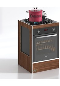 Resim Kenzlife ankastre modülü kabini mangan3 cvz fırın ocak dolabı 