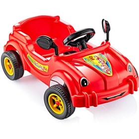 Resim Genel Markalar Kırmızı Güçlü Pedallı Araba 