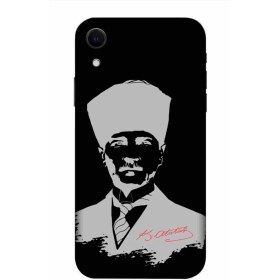Resim Zipax Apple Iphone Xr Kılıf Baskılı Atatürk Desenli Zipax A++ Silikon - 2056 
