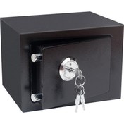 Resim GMMLAIJH Kompakt Çelik Kilitli Kasa - Gizli Para Depolama, Kolay Kurulum, 3 Anahtar Dahil 