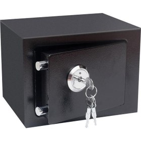 Resim GMMLAIJH Kompakt Çelik Kilitli Kasa - Gizli Para Depolama, Kolay Kurulum, 3 Anahtar Dahil 