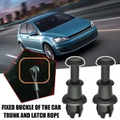Resim 2/6 adet Golf MK5 MK6 MK1 için uygun araba klipsi iç aksesuarlar paket rafı tepsisi tutucu, ip klipsi kanca pivot 1M6867574A 