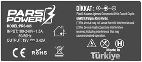 Resim Notebook Adaptör PRS-085 - W16-045N3B, W19-045N3B - VivoBook X509jb-ej130t, X509jb-ej139t, X509jb-ej154t, X509jb-ej162t, X509jb-ej168t, X509jb-ej170t Muadili ile uyumlu 