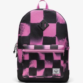 Resim Herschel Heritage Checkered Çocuk Siyah/Pembe Sırt Çantası 