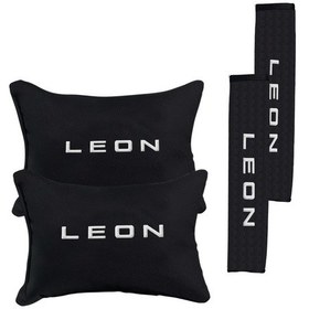 Resim Seat Leon Nakışlı Otomind Boyun Yastığı Seti 