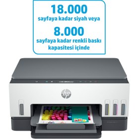 Resim HP 6UU48A SMART TANK 670 RENKLİ YAZ/TAR/FOT Wi-Fi A4 