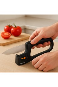 Resim Pazarcan ® Kolay Tutuş Saplı Paslanmaz Çelik Manuel Bileme Aleti 