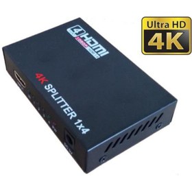 Resim Onten 4 Port 4k Ultra Hd 3d V1.4 Metal Kasa Hdmı Splitter Çoğaltıcı 