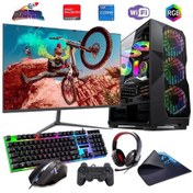 Resim Rogame RKT660666 i5-12400F 32 GB 1 TB M2 SSD 8 GB RX580 24" Free Dos Masaüstü Oyuncu Bilgisayarı 