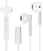 Resim S25 Ultra Kablolu Kulaklıklar USB C Samsung Galaxy S25/S24 Ultra/Z Flip 6 5 4/Z Fold 6/5/4,USB Tip C Kulaklık Kulaklık Telefon ile Dahili Uzaktan Kumanda,Google Pixel 9 Pro/9/8 için Mikrofon USB C 