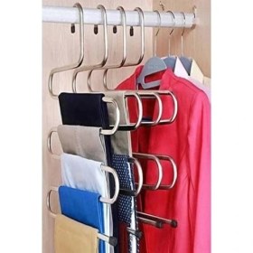 Resim K-Yonlineticaret Krom Pantolon Askısı 