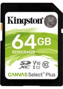 Resim KINGSTON 64GB SDXC Clas10 UHSI SDS2/64GB 