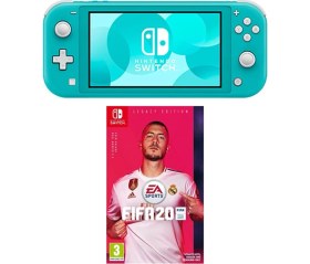 Resim Nintendo Switch Lite Konsol Turkuaz + Fifa 20 Legacy Edition Nintendo Switch Oyun 