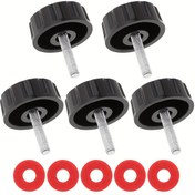 Resim 5/10 adet Siyah Elektrikli Katlanabilir Kolu Vida Somunları - Dayanıklı Yüksek Performanslı Yedek Parçalar, Balıkçılık Makaraları İçin Güvenli Kavrama ve Kolay Kurulum, Çoğu Makara Modeli ile Uyumlu, Balıkçılık Ekipman Aksesuarları, Şık Tasarım, Sağlam Yapı 