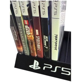 Resim Ps5 Oyun Standı Playstation 5 Disk Oyunları İçin Şık Ve Dayanıklı Stand 