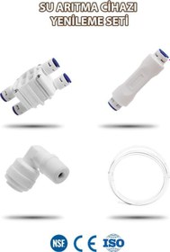 Resim Su Arıtma Cihazı Yenileme Ve Bakım Kiti Shut Off - Flow - Valfe 