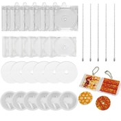 Resim 2/5 Adet Mini CD Kutusu Albüm Plak Anahtarlık Kolye, Akrilik CD Kutusu Şeffaf DIY Zincir Kolye, Yüksek Görünüm Seviyesi Yaratıcı Kişilik Hediyesi, Kendin Yap Aksesuarı,Şeffaf Tasarım,Şık Anahtarlık,Akrilik Malzeme,Yüksek kaliteli akrilik,Çekici Aksesuar,Mini Kolye,Hediye Alışverişçileri 