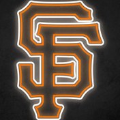 Resim San Francisco Giants Büyük Boy Neon Tabela 