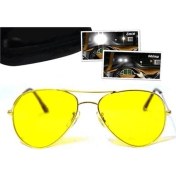 Resim Lisinya Metal Çerçeveli Anti Far Gece Görüş Gözlüğü (Damla Modeli) ( Lisinya ) 