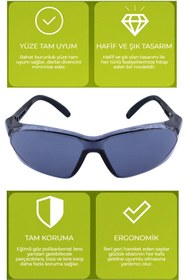 Resim Badem10 Bisiklet Gözlüğü Uv Korumalı Ayarlanabilir Bisikletçi Koruyucu Gözlük Füme S 900 