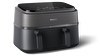 Resim Philips NA350/00 Çift Hazneli Airfryer Siyah 