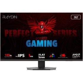 Resim Raydın EG32EQI-180HZ, 31.5", 1ms, 180Hz, 2K Quad HD, 2xHDMI, DP, Hoparlör, IPS LED, Flat, Frame 
