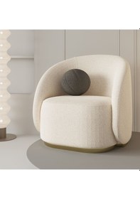 Resim Teddy Berjer Salon&oturma Odası-bej Bej 