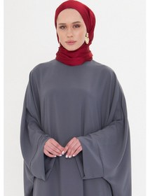 Resim Hürrem Bone Bordo Düz Klasik Şal Turlu Polyester Lüx Janjan 202126 16 Bordo 