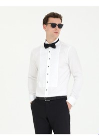 Resim Pierre Cardin Erkek Beyaz Gömlek Smokin 50268197-vr013 Beyaz 