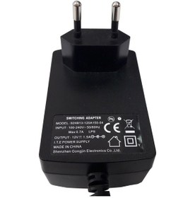 Resim 12v 1.5a Modem Ve Arduino Uyumlu Plastik Kasa Priz Tipi Adaptör S24b13-120a150-04 