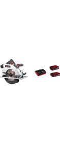 Resim Einhell Te-Cs 18/190 Li Bl Kömürsüz Sunta Kesme Testeresi - 18V 6 Ah Çift Akü ve Twincharger Set 