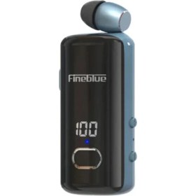 Resim Fineblue F580 Dijital Göstergeli Makaralı Titreşimli Bluetooth Kulaklık Mavi - CDY7017- 6623 