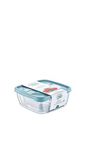 Resim Hobby Life 3lü Kare Trend Saklama Kabı 0,9lt+1,5lt+2,5lt 