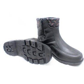 Resim ERMİŞ KUNDURA Kar Bot Yünlü Polarlı Su Geçirmez Kışlık Kalın Taban Kurye Ayakkabısı 