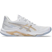 Resim Asics NETBURNER BALLISTIC FF 4 Kadın Offwhite Voleybol Ayakkabısı 1052A083-102 