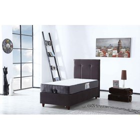 Resim Ipek Mobilya Manolya 2'li Set Baza + Başlık Renk Gri 90 x 190 cm 