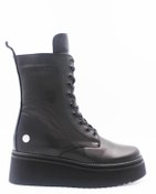 Resim Mammamia Hakiki Deri Platform Dolgu Topuk Kadın Casual Bot 4580 22MM4580 