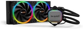 Resim be quiet! Pure Loop 2 FX 240 mm, hepsi bir arada su soğutma, 2 Light Wings 120 mm PWM yüksek hızlı fan, 20 ARGB LED, ışıklı soğutma bloğu, ARGB-PWM Hub, BW013 