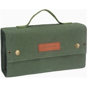 Resim Pazly-açık Hava Baharat Çantası - Seyahat & Kamp İçin, Baharat Şişeli, Çok Renkli Yesil Yeşil 