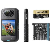 Resim Insta360 X4 Adventure Bundle Aksiyon Kamerası Siyah 