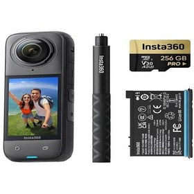 Resim Insta360 X4 Adventure Bundle Aksiyon Kamerası Siyah 