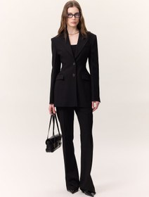 Resim Premium Padded Fit Blazer Black - BLACK / 40 
