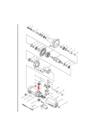 Resim Makita GD0800C Kömür Fırça CB-318 Ürün Kodu 194999-0 